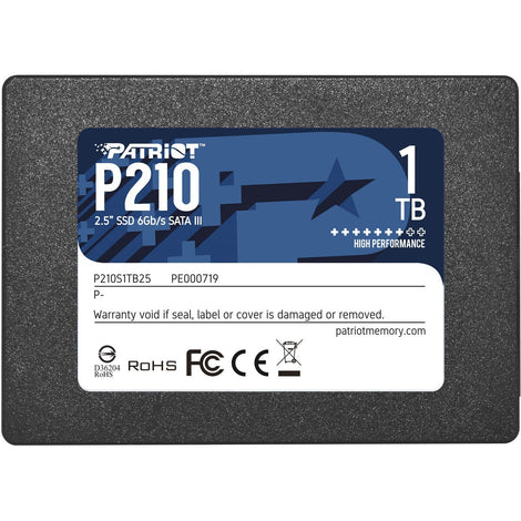 Hard Drive Patriot Memory P210 1 TB HDD 1 TB SSD
