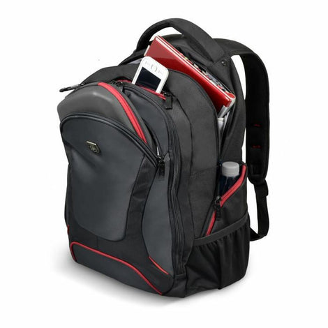 Laptop Backpack Port Designs Black Multicolour
