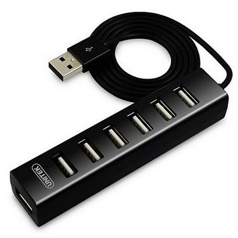 7-Port USB Hub Unitek Y-2160 Black