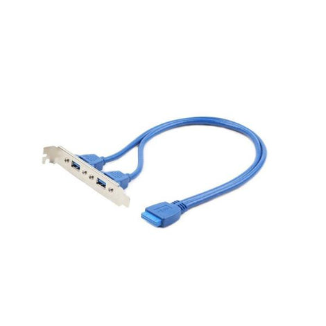 2 x USB Rear Panel Cable iggual IGG311707 3.0 0,45 m